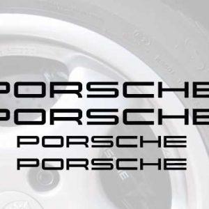 Porsche broms dekaler
