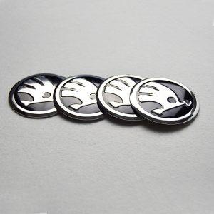 Skoda hjulnav emblem, fälgemblem till bilen - Bild 3