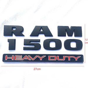 DODGE RAM 1500 emblem i svart och silver - Bild 3