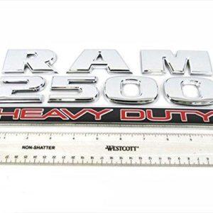 Dodge ram 2500 emblem i svart, silver - Bild 3