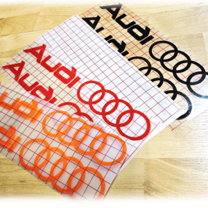 Audi dekal vinyl dekaler stickers till bilen 2st - Bild 3