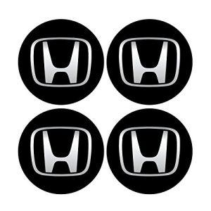 Honda hjulnav emblem svart 3stl