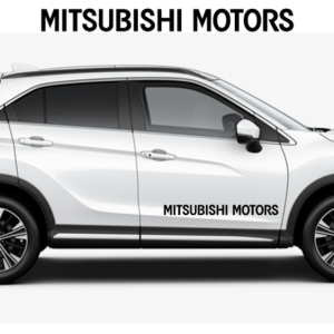 Mitsubishi motor dörr-dekaler sticker 2 st