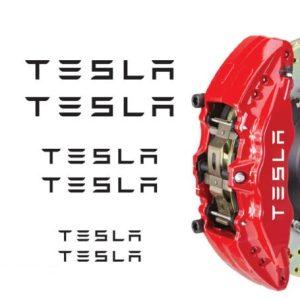 Tesla bromsdekaler stickers till bromsar