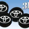 Toyota hjulnav emblem 56, 60, 65 mm 4st
