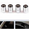 Volvo logo ventilhattar till bilen, kromade 4-pack